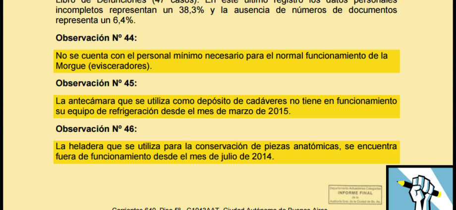 216 cuerpors perdidos en las morgues de caba - El Disenso