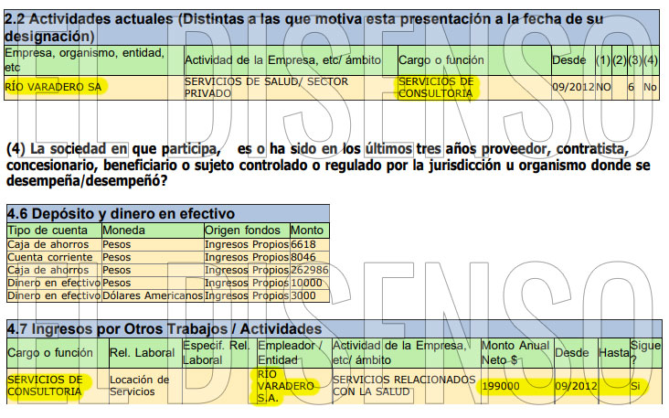 Ministro y consultor de su contratista - El Disenso