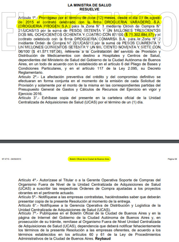 Adjudicación GCBA Varadero - El Disenso