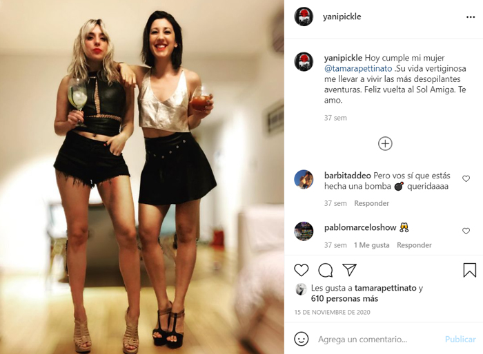 Las visitantes de Olivos: Tamara Pettinato y Yanina Venturini - Fuente: Instagram - El Disenso