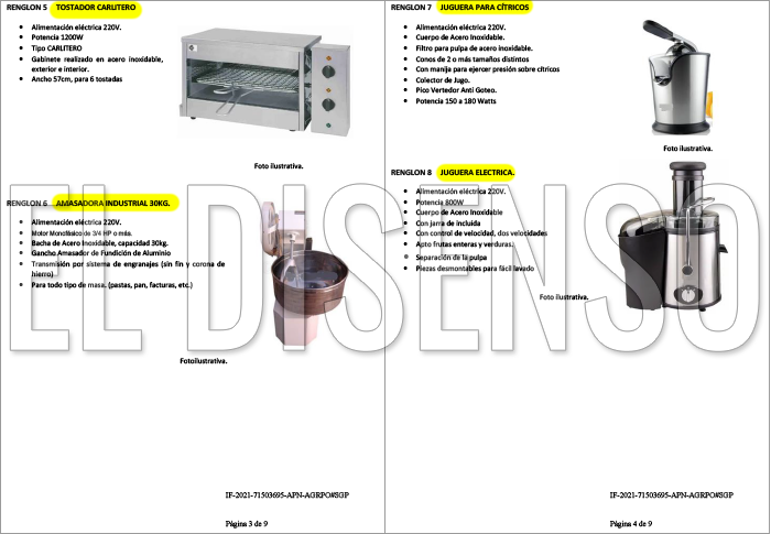 Equipamiento de cocina para Olivos - El Disenso