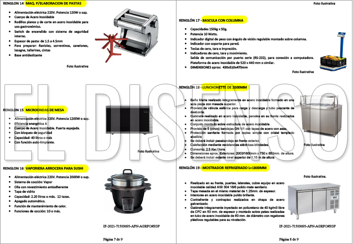 Equipamiento de cocina para Olivos - El Disenso