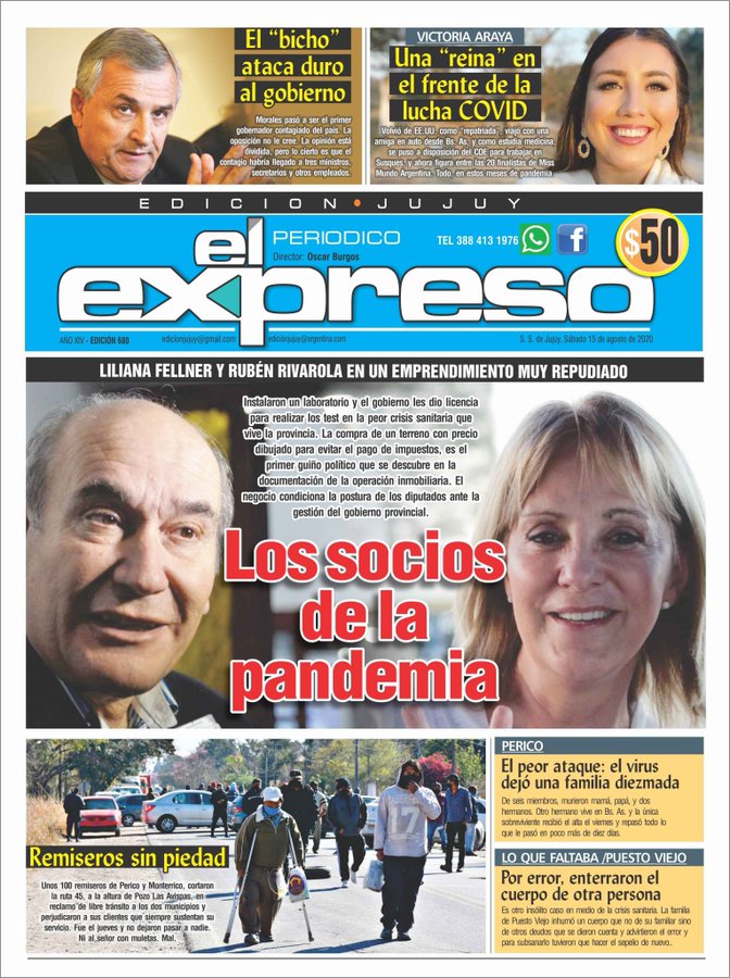 El Expreso - Los socios de la pandemia