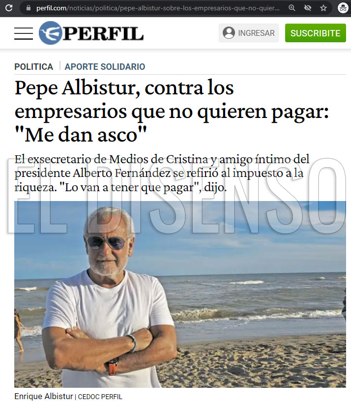 Pepe Albistur - El Disenso