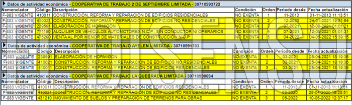 Alta de actividades AFIP - El Disenso