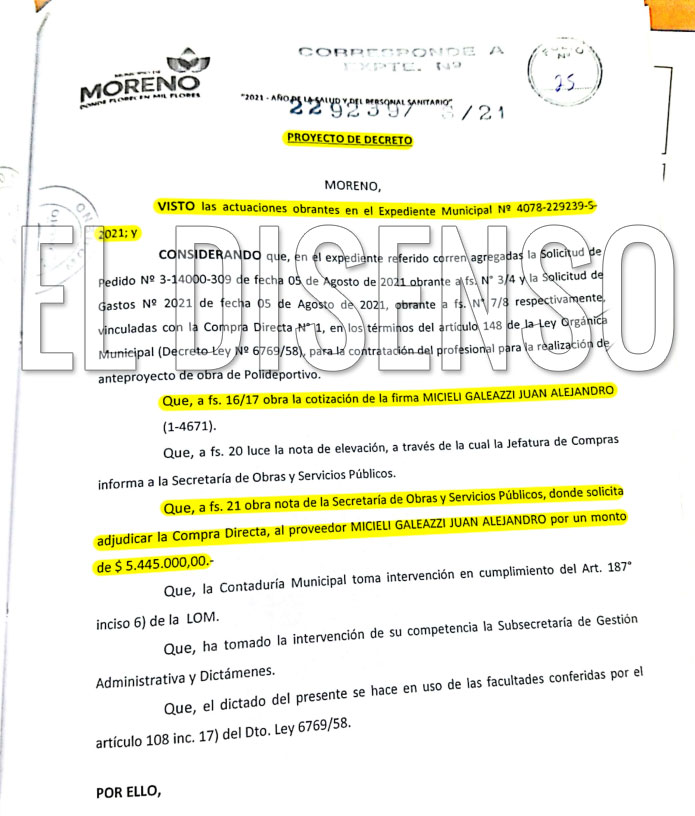 Decreto - Pagina 1 - El Disenso