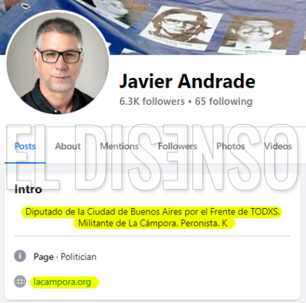 Diputado Javier Andrade - El Disenso