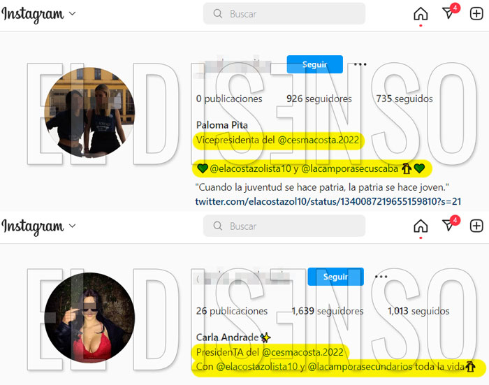 Autoridades Lista 10 - El Disenso