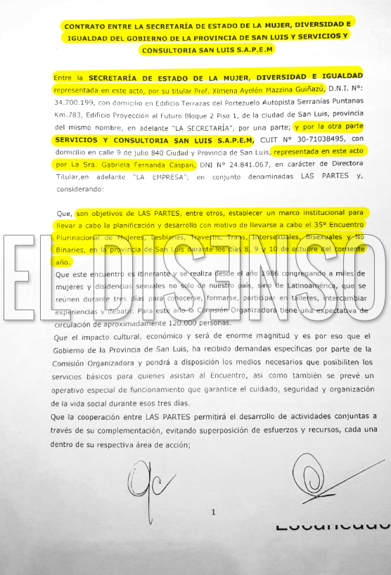 350 millones para el encuentro de mujeres - El Disenso