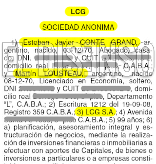 LCG SA - El Disenso
