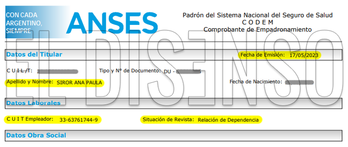 Ana Paula Siror - Empleada en ANSES