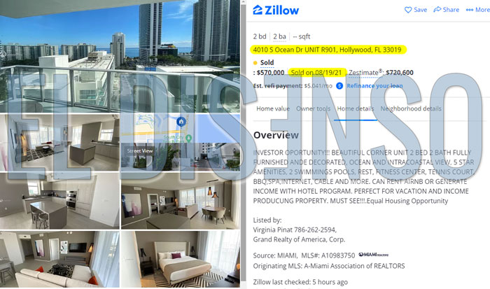 Departamento 2 en Miami - Hollywood FL - El Disenso