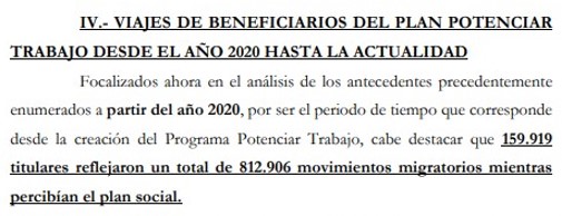 159.919 titulares de Potenciar Trabajo realizaron 812.906 viajes de 2020 a la fecha