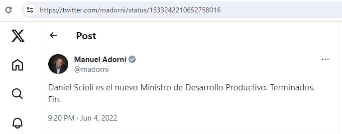 El gobierno “no la ve” pero el Vocero Presidencial la tiene clarísima – El Disenso