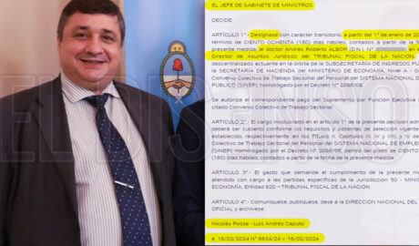 Andres Albor nombrado en el Tribunal Fiscal de la Nación - El Disenso