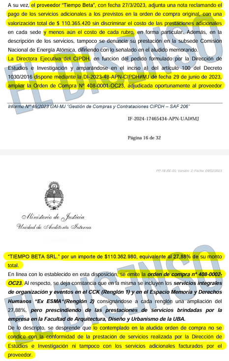 Auditoría Interna del Ministerio de Justicia