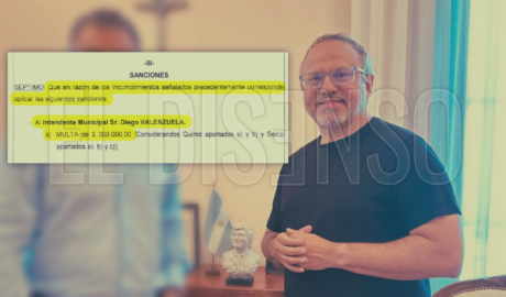 Diego Valenzuela multa Pauta Oficial - El Disenso