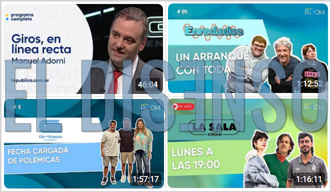Los cuatro programas de ImHouse en la TV Pública