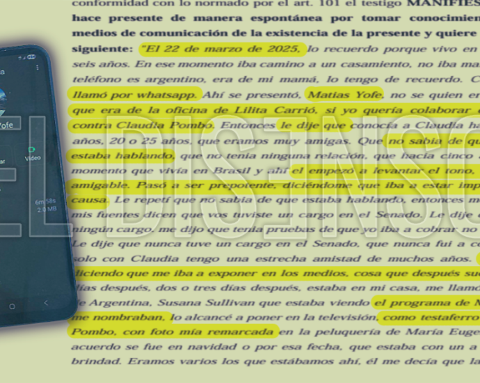 Mara Maddalena causa extorsion - El Disenso