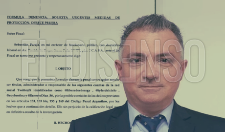Sebastián Pareja denuncia tuiteros libertarios - El Disenso