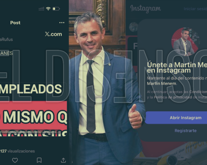¿Martín Menem es PeriodistaRufus?