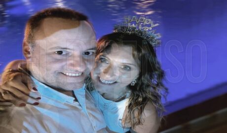 Manuel Adorni y Bettina Angeletti