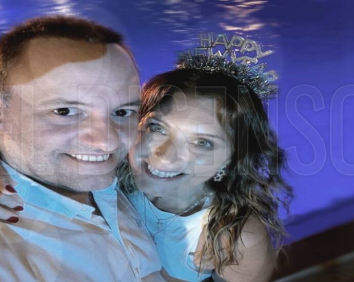 Manuel Adorni y Bettina Angeletti
